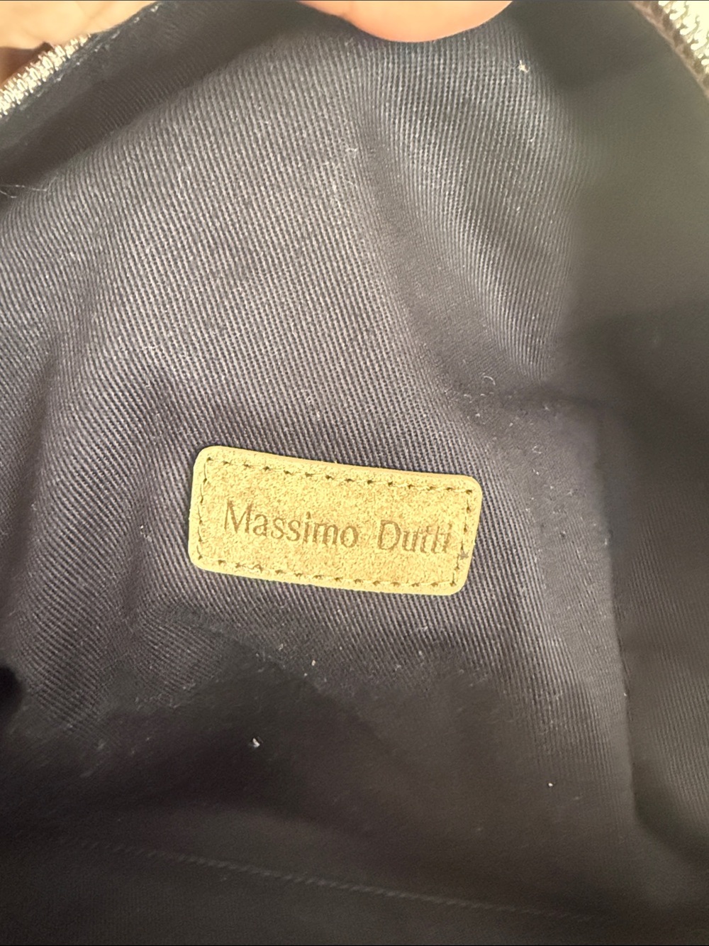 Massimo Dutti Suede Tote Bag in Tan - Picture 3 of 7